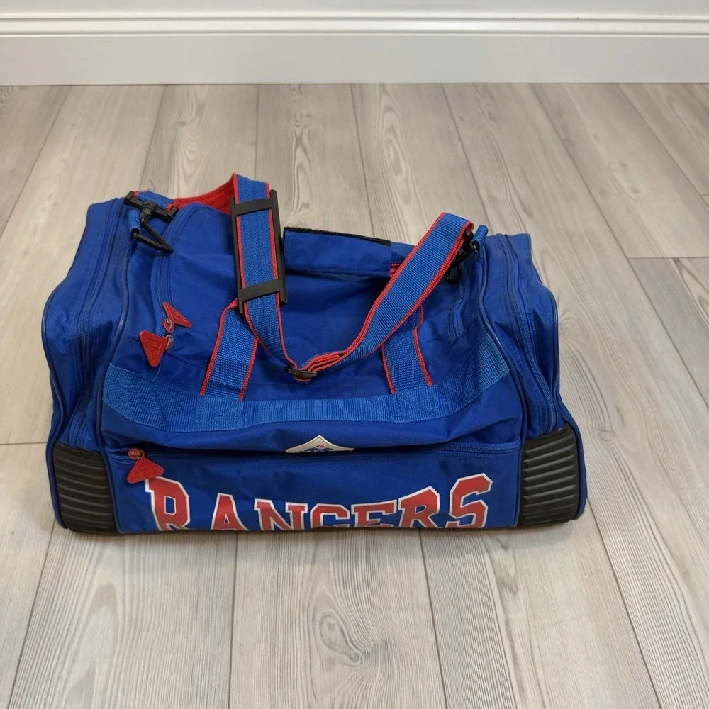 New‎ York Rangers Apex One Duffel Bag Vintage Logo NHL 90s Nylon